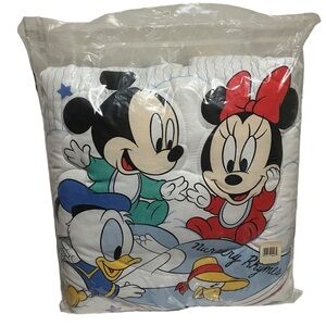 Vintage NEW Dundee Disney Babies Crib Comforter Mickey Minnie Donald BRAND NEW